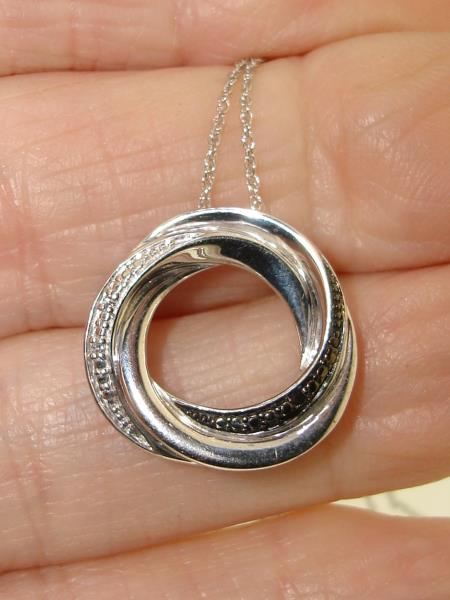 Elegant Sterling Silver Tube & Bead Necklace (24