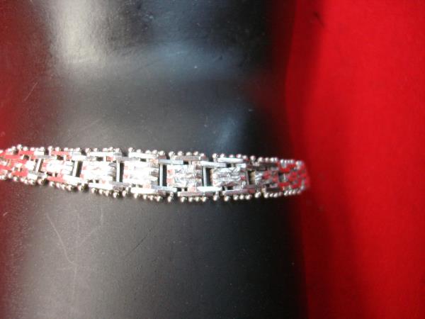 Italian Sterling Silver Bracelet - Unique Design, Intricate Details