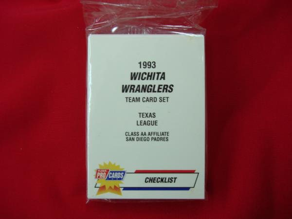 1993 Wichita Wranglers ProCards Team Set - Factory Sealed Minor League Baseball Cards