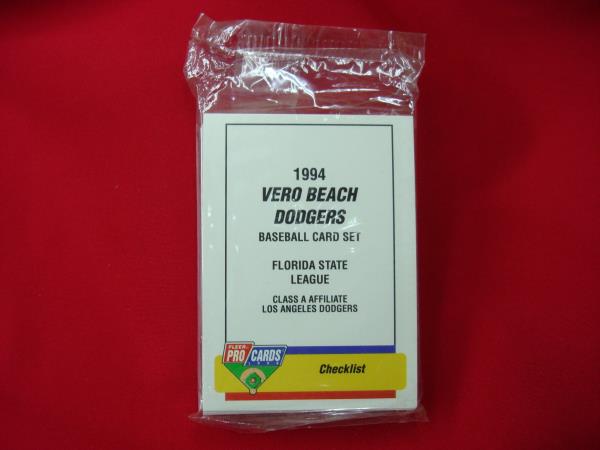 1994 Vero Beach Dodgers Minor League Team Set Fleer Procards - Karim Garcia PSA Sealed Factory