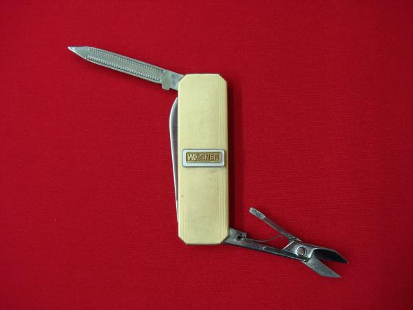 Vintage Wagner Manufacturing Folding Knife - Multi-Tool with Scissors & File