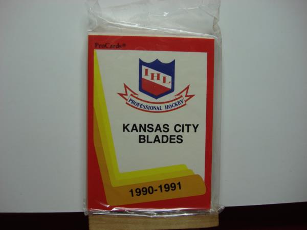 1990-91 Kansas City Blades ProCards Team Set (IHL) - Factory Sealed *Mint Condition*