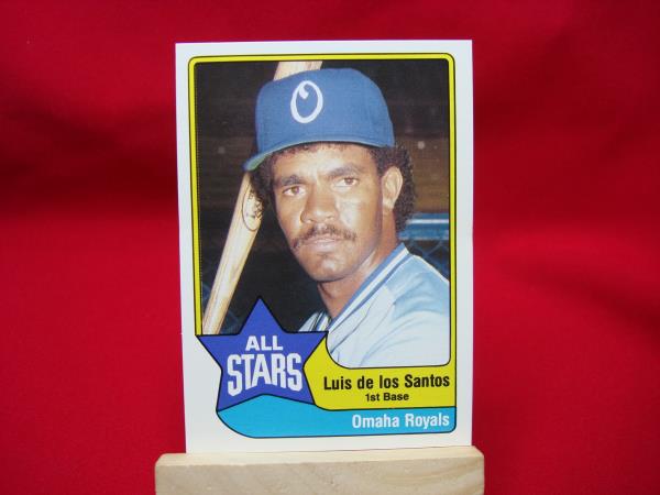 1989 TCMA/CMC Luis De Los Santos Omaha Royals Baseball Cards (130+ pcs)