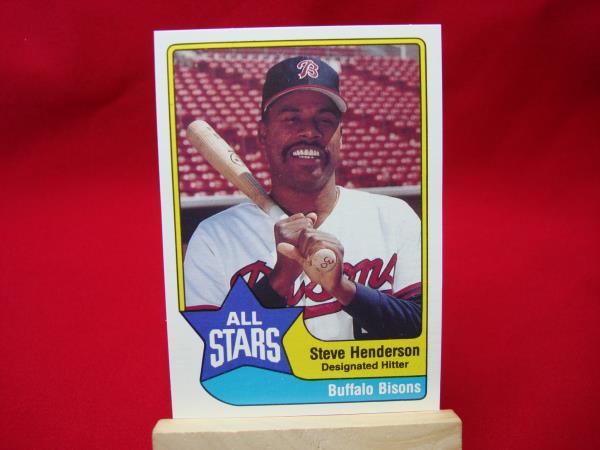 1989 Steve Henderson Buffalo Bisons Baseball Card Collection (120+ Cards) - TCMA / CMC All-Star Set