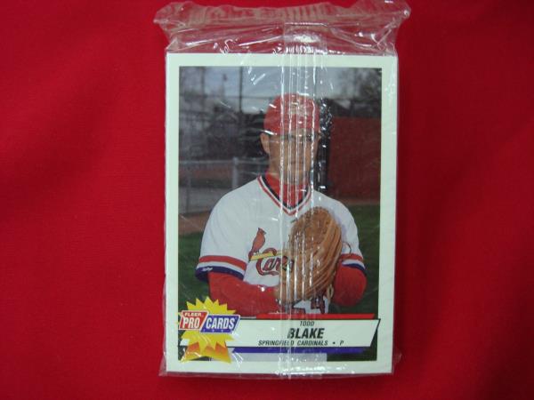 1993 Springfield Cardinals Factory Sealed ProCards Team Set - Minor League Baseball Collectible