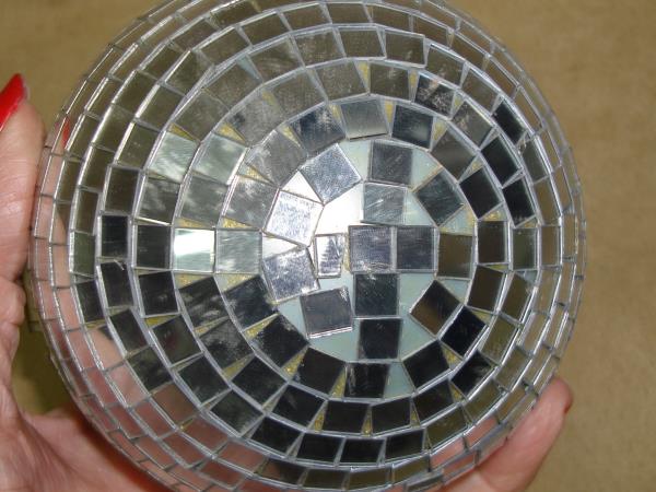 Vintage 1980s Mirrored Ball Decor - 13