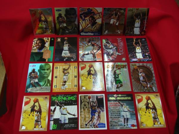 Antawn Jamison Rookie Card Lot (20 Cards) - Topps & Chrome Inserts | UNC & Warriors