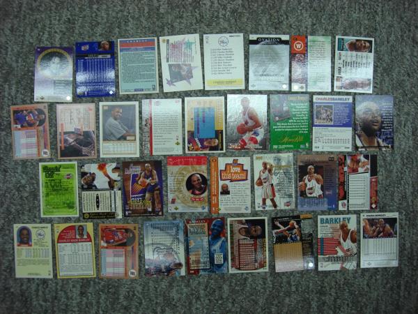 Charles Barkley Basketball Card Collection (34 Cards) - Inserts, Parallels & Premiums