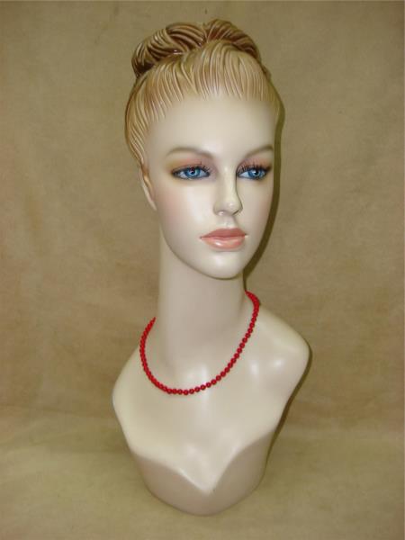 Vintage 1960s Monet Red Glass Bead Choker & Earrings Set - Excellent Condition