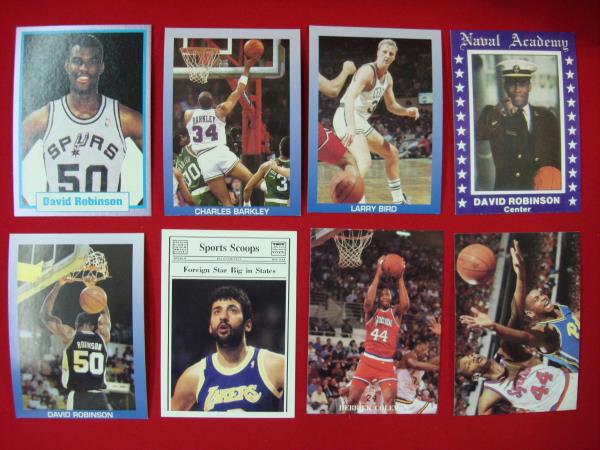 Vintage Broder Type Basketball Card Collection: Barkley, Robinson, Bird & More