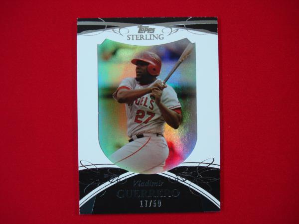 Vladimir Guerrero 2010 Topps Sterling #93 (Serial #17/50) Angels Baseball Card - Rare Collectible