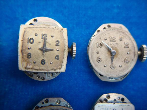 Vintage Ladies Wristwatch Movements - Lot of 12 (Stem Wind) - Parts & Repair