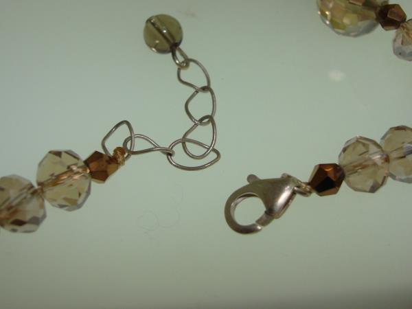 Sterling Silver Smoky Quartz & Agate Necklace & Earrings Set - 925