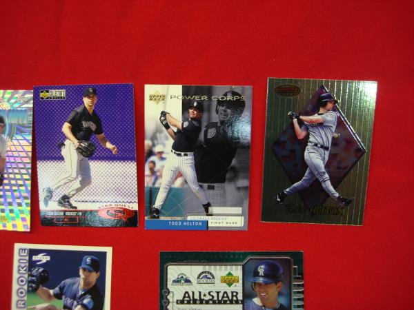 Todd Helton Colorado Rockies Card Lot (23 Cards) - Vintage Baseball Collectibles
