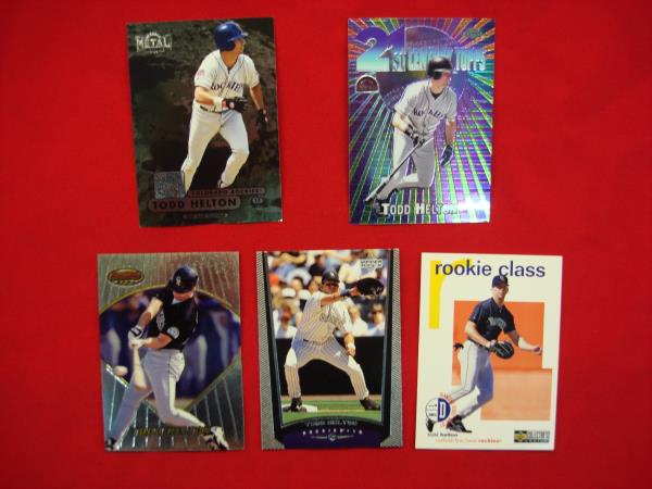 Todd Helton Colorado Rockies Card Lot (23 Cards) - Vintage Baseball Collectibles