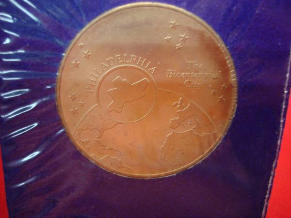 1976 Philadelphia Bicentennial Commemorative Bronze Medal (Sealed) - 39mm