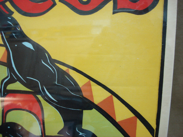 Vintage Dales Circus Poster (1950s) - Trained Seals, Colorful Circus Art - 26x20