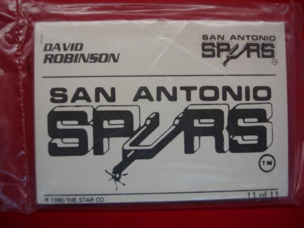 1990 Star Company David Robinson Spurs 11-Card Set (Sealed)