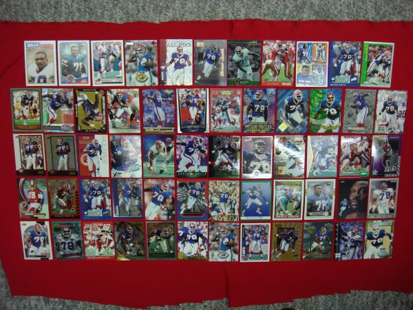 Bruce Smith Football Card Collection – 55 Cards (Serials, Parallels ...