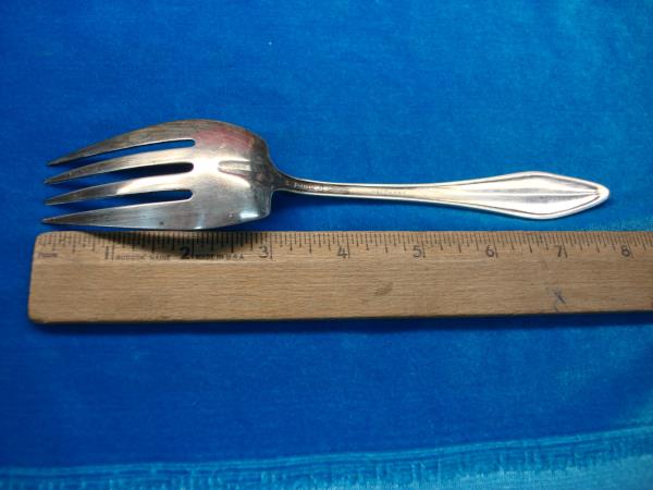 Vintage Towle Mary Chilton Sterling Silver Cold Meat Fork - 8 Inch (57g)