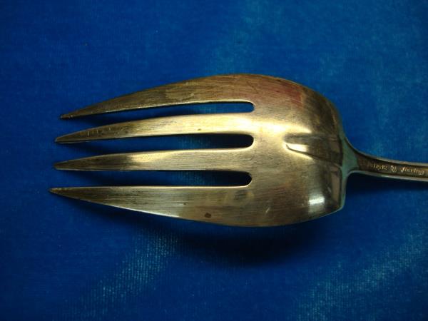 Vintage Towle Mary Chilton Sterling Silver Cold Meat Fork - 8 Inch (57g)