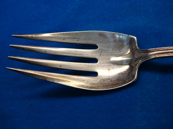 Vintage Towle Mary Chilton Sterling Silver Cold Meat Fork - 8 Inch (57g)