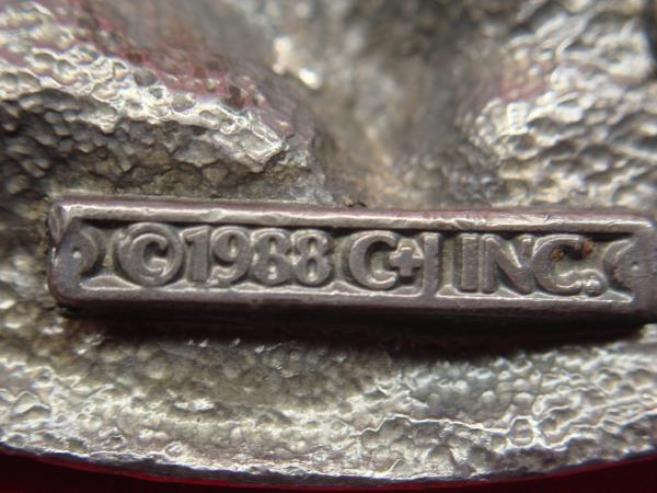 Vintage Colorado Western 3D Brass Belt Buckle - Estate Find