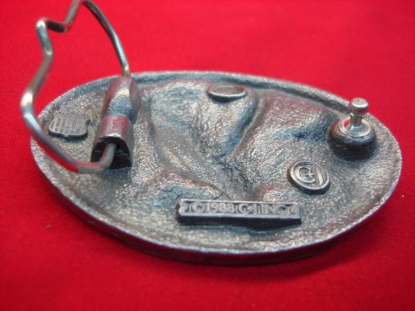 Vintage Colorado Western 3D Brass Belt Buckle - Estate Find