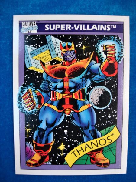 1990 Marvel Universe Impel Thanos #79 Comic Card - Ungraded Collectible
