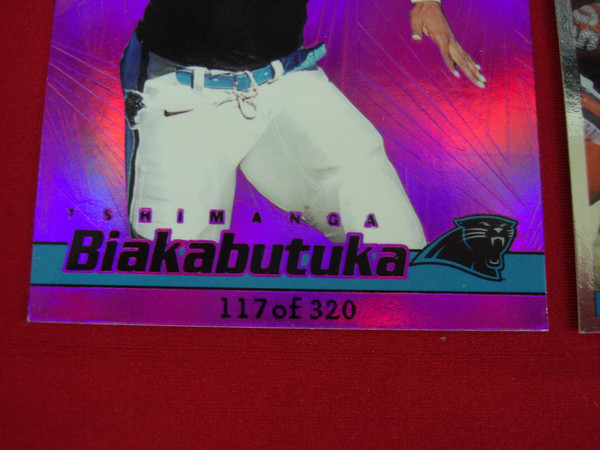 Tim Biakabutuka Card Lot (7 Cards) - Rookie, Foil, Inserts & Premium! PANTHERS
