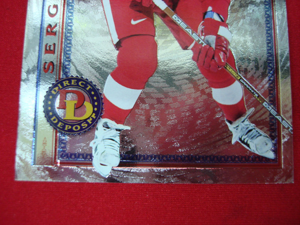 Sergei Fedorov 1997-98 Donruss Direct Deposit #2729/3000 - Authentic Hockey Card