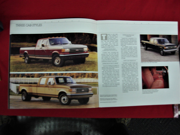 Vintage 1989 Ford F-Series Pickup Brochure - Excellent Condition, Full Color Photos & Specs