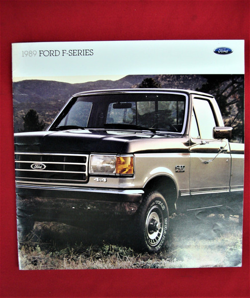 Vintage 1989 Ford F-Series Pickup Brochure - Excellent Condition, Full Color Photos & Specs