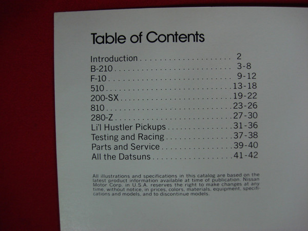 Vintage 1977 Datsun Sales Brochure (42 Pages) - Excellent Condition