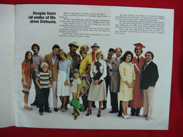 Vintage 1977 Datsun Sales Brochure (42 Pages) - Excellent Condition
