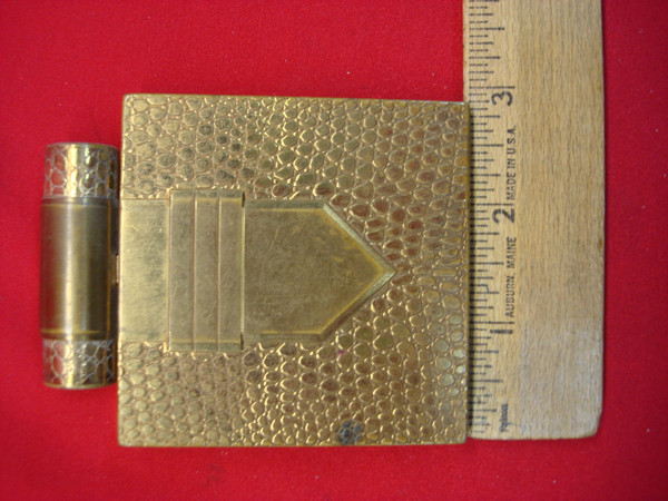 Vintage Dorothy Gray Makeup Compact - Gold-Plated, Lipstick Holder, Excellent Condition