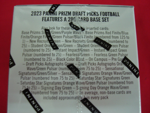 2023 Panini Prizm Football Draft Picks Blaster Box - Hunt Green Pulsar Parallels & Black Color Blast!