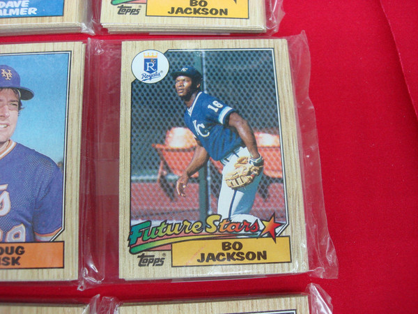 1987 Topps Rack Packs Lot of 3: Bo Jackson RC, Darryl Strawberry & Ryne Sandberg!