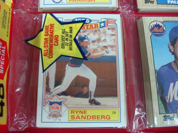 1987 Topps Rack Packs Lot of 3: Bo Jackson RC, Darryl Strawberry & Ryne Sandberg!
