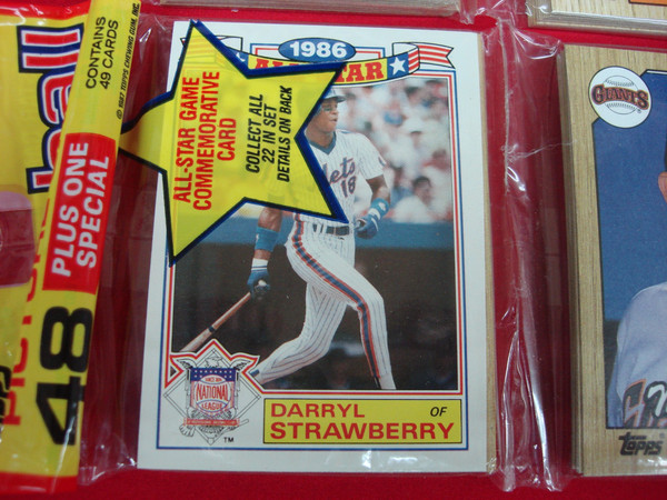 1987 Topps Rack Packs Lot of 3: Bo Jackson RC, Darryl Strawberry & Ryne Sandberg!