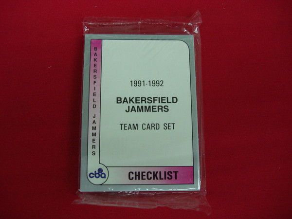 1991-92 Bakersfield Jammers CBA Trading Cards - Factory Sealed Set - NBA Developmental League