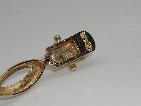 DL Vermeil Sterling Silver Topaz & Diamond Accent Bracelet | 2ctw