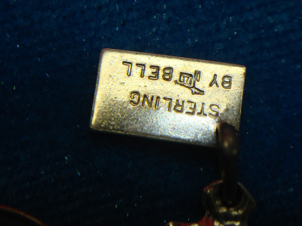 Vintage Bell Trading Co. Sterling Silver Native American Warrior & Arrowhead Charms - Colorado Souvenir