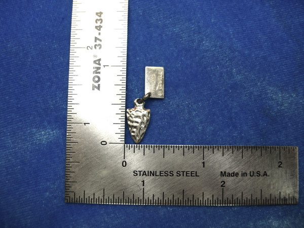 Vintage Bell Trading Co. Sterling Silver Native American Warrior & Arrowhead Charms - Colorado Souvenir