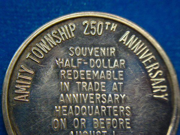1969 Amity Township PA 250th Anniversary .999 Fine Silver Medal - Collectible Souvenir