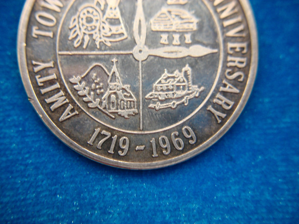 1969 Amity Township PA 250th Anniversary .999 Fine Silver Medal - Collectible Souvenir