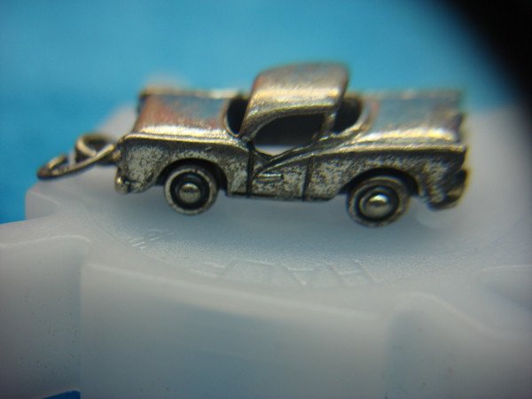 Vintage Sterling Silver Hot Rod Charm - 3D Jaloapy Car Charm Bracelet