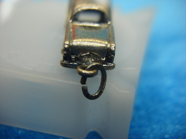 Vintage Sterling Silver Hot Rod Charm - 3D Jaloapy Car Charm Bracelet