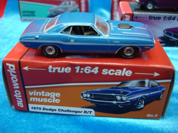 Vintage Mopar Diecast Collection (1960s-70s) - 4x Auto World Models w/ Boxes