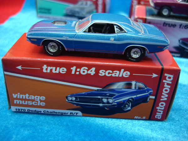 Vintage Mopar Diecast Collection (1960s-70s) - 4x Auto World Models w/ Boxes